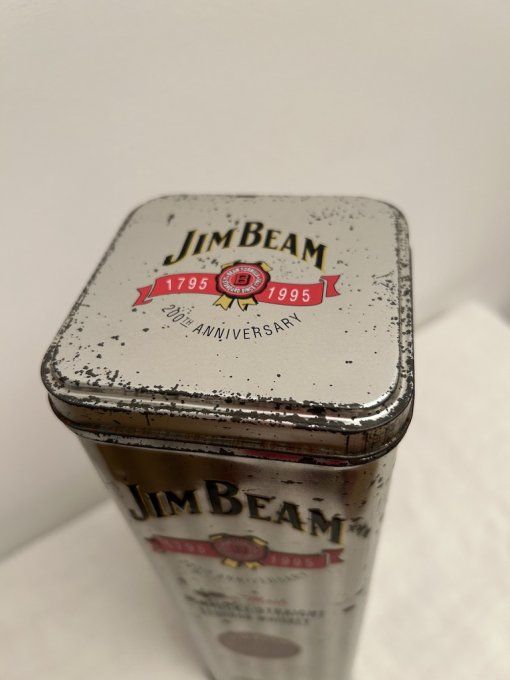 Boite en fer publicitaire Whisky Jim Beam - 1795-1995 - 200è anniversaire